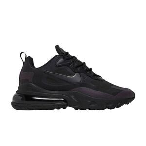NWOB NIKE Air Max 270 React 'Triple Black' Running Shoes Size 8.5